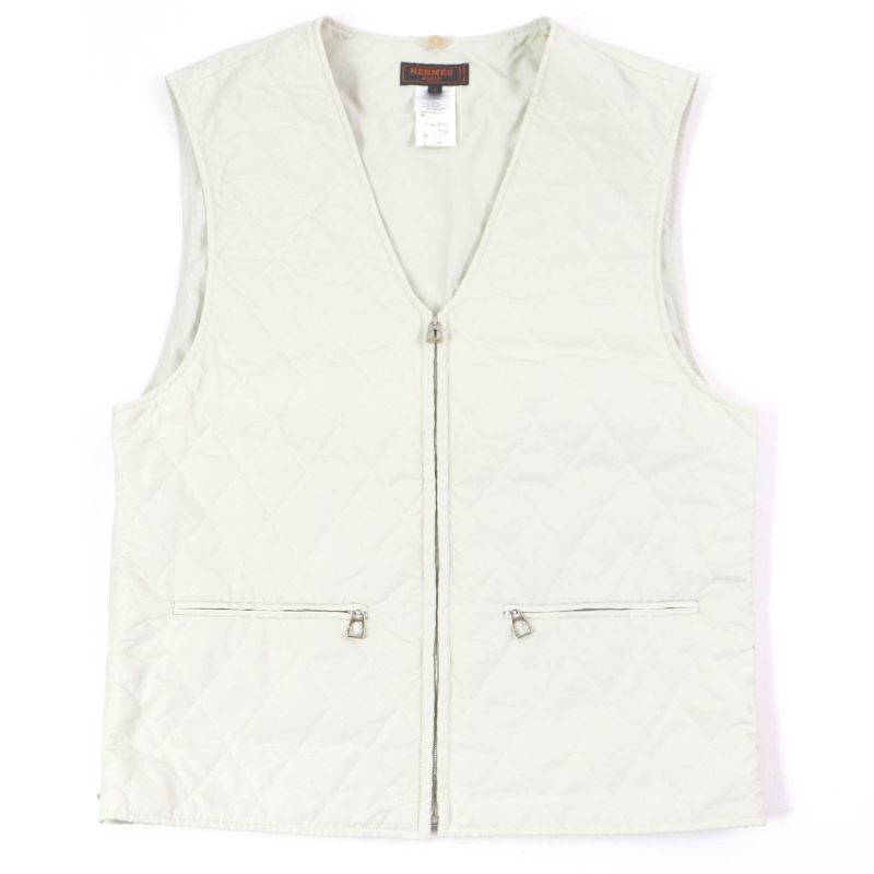 Hermes Ettelier Hardware H Motif Embroidery 3-way Quilted Jacket With Liner