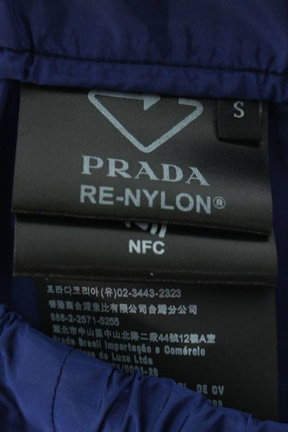 Prada Sph153 S212 1WQ9 Re-nylon Triangle Plate Half Pants Men's S