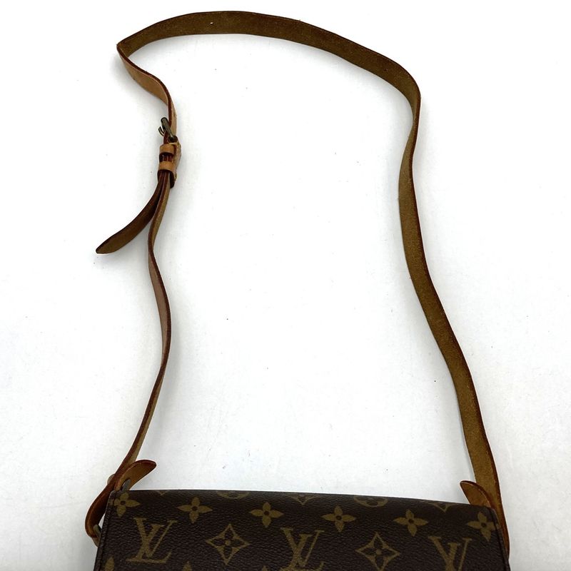 Louis Vuitton M51253 Cartes Ciel Shoulder Bag Brown Monogram Canvas Vintage