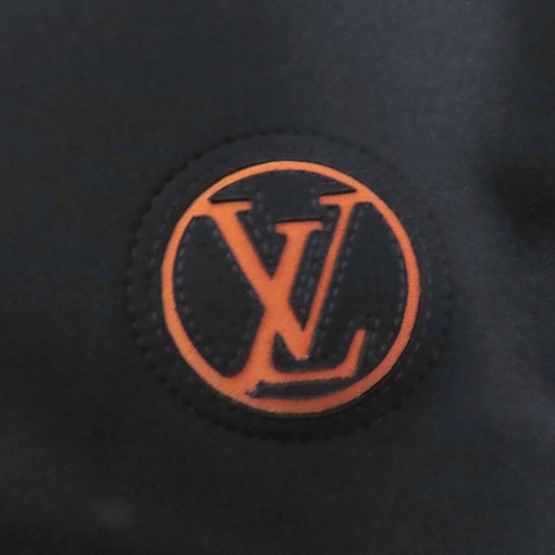 Louis Vuitton 23SS Vivid Trim Long Sleeve Top Cropped Top Black 34 Made In