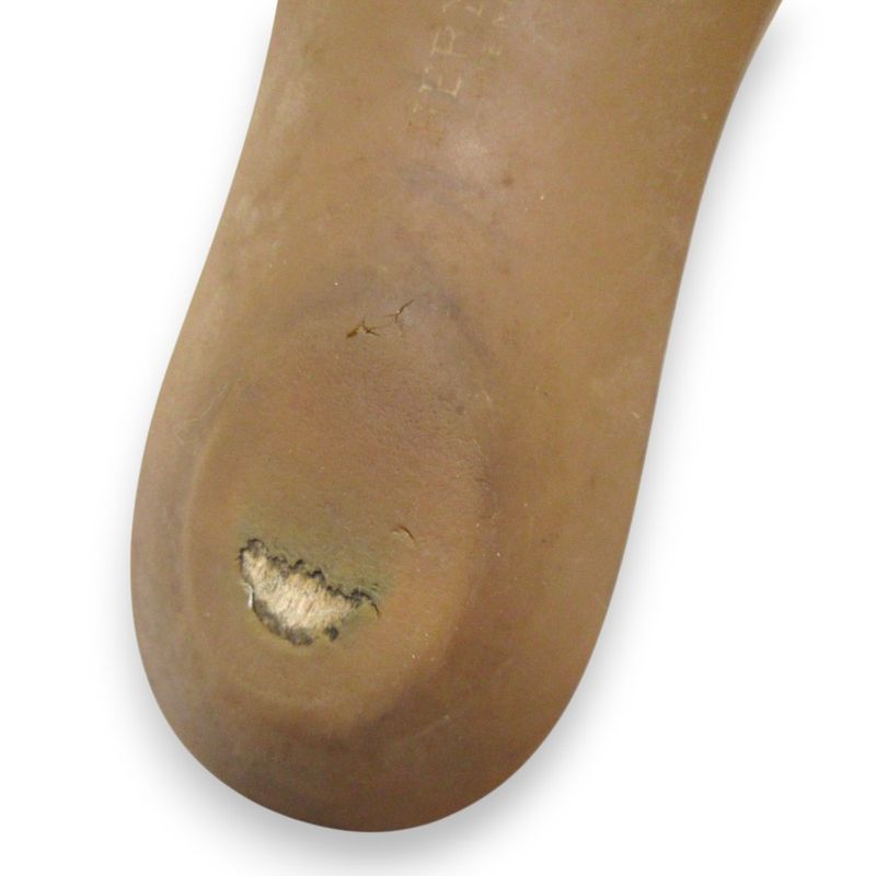 Hermes Evelyn H Logo Leather Wooden Sandals 35 Approx 22cm (8.66in) Black