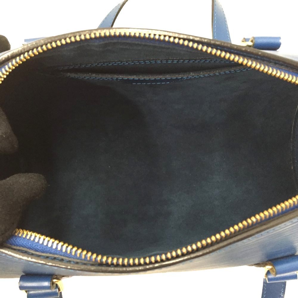 Louis Vuitton Epi Souffle Pouch Miss Ing Item M52225 Blue