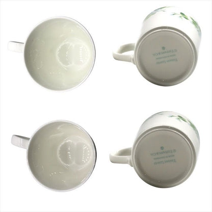 Tiffany & Co Leaf Flower Floral Pattern Pair Mug Tableware