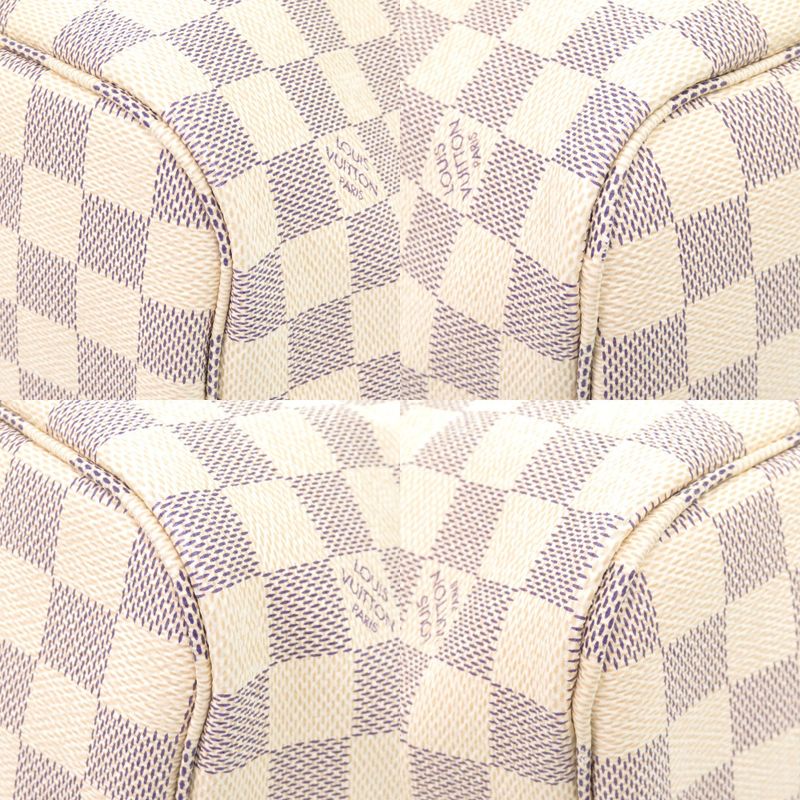 Louis Vuitton New Shape Neverfull MM Damier Azure Rose Ballerine N41605 Tote