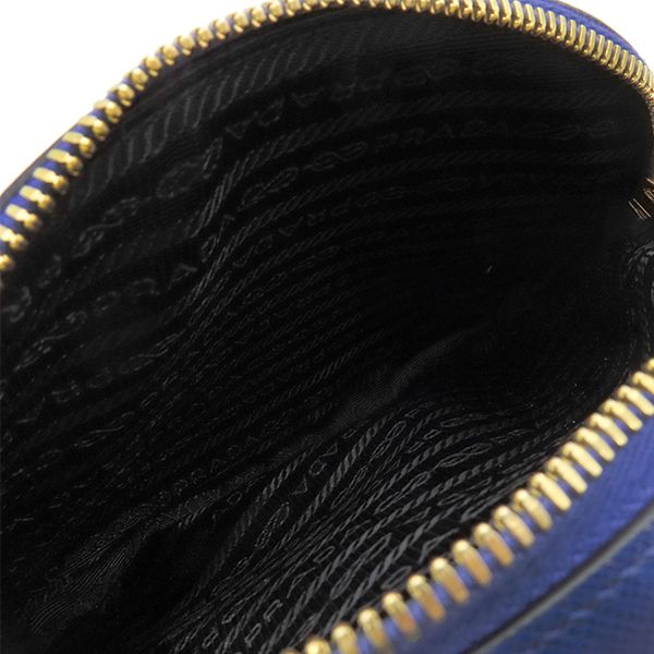 Prada 2way Bag Saffiano Odette 2way Bag Saffianoleather Blue Goldhardware Blue