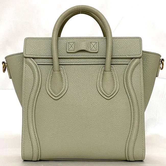 Celine 2 way Shoulder Bag Luggage Nano Shopper