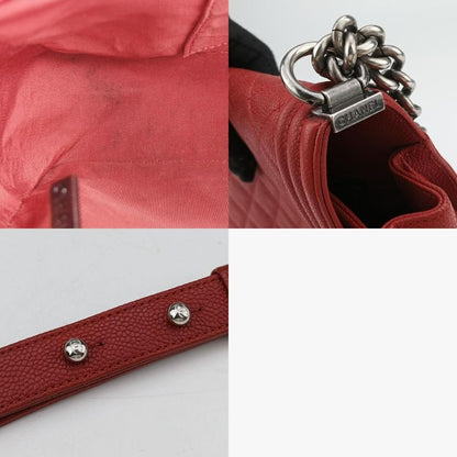 Chanel Boy Chanel Red Caviar Skin A9219323140346