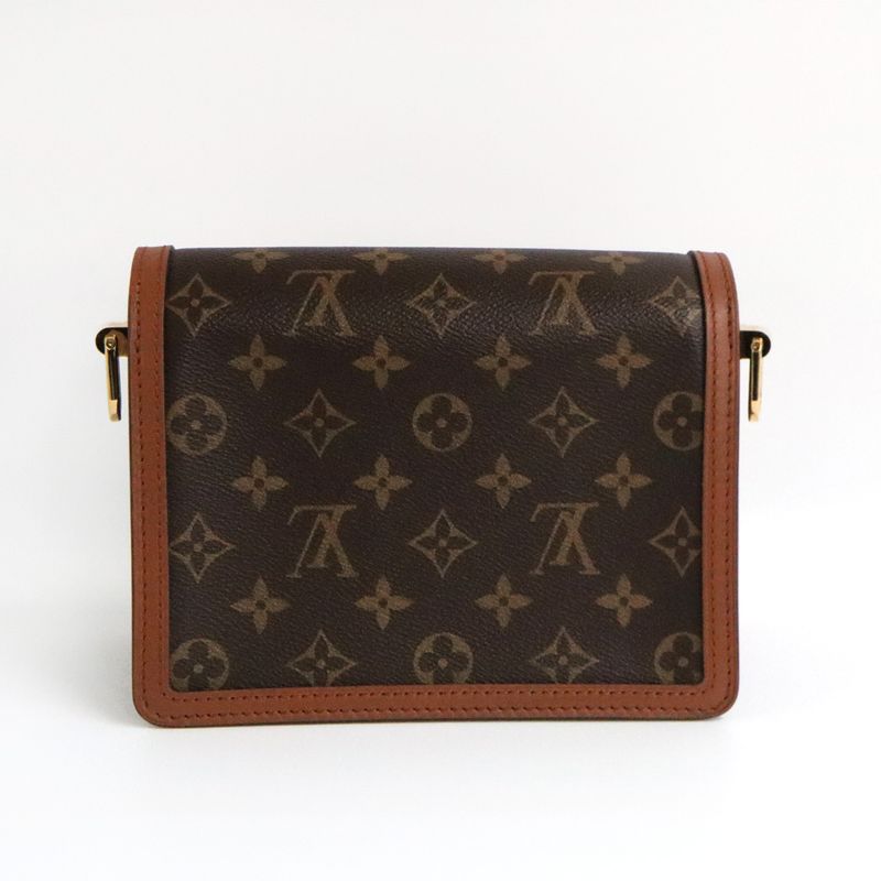 Louis Vuitton Monogram Reverse Dauphine Mini Shoulder Bag M44580 Brown
