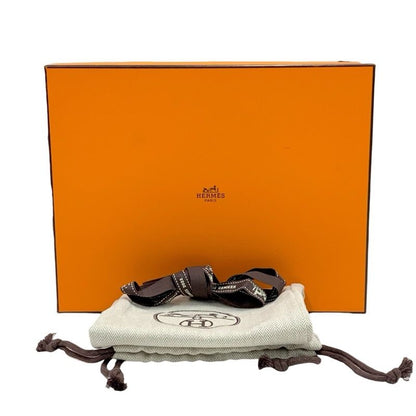 Hermes Oz Flat Shoes Leather Beige Gold Mule Kelly Hardware