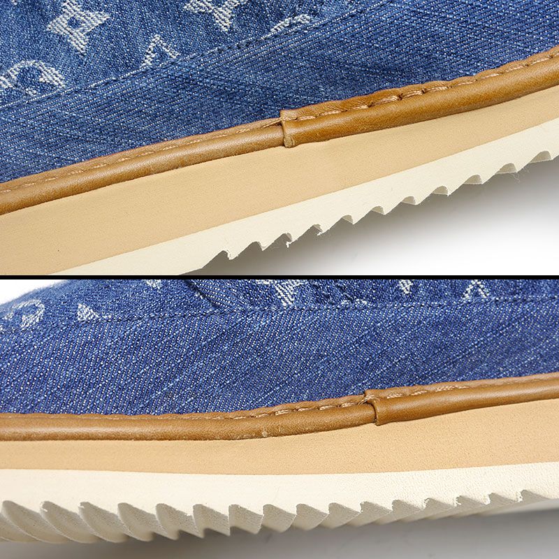 Louis Vuitton LV Cozy Line Ankle Boots Monogram Denim 8