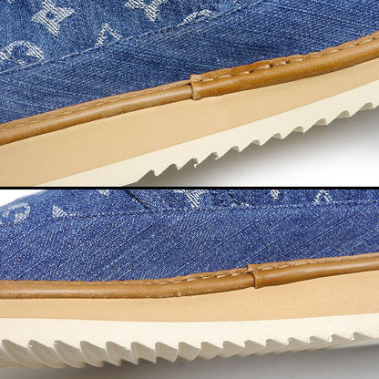 Louis Vuitton LV Cozy Line Ankle Boots Monogram Denim 8