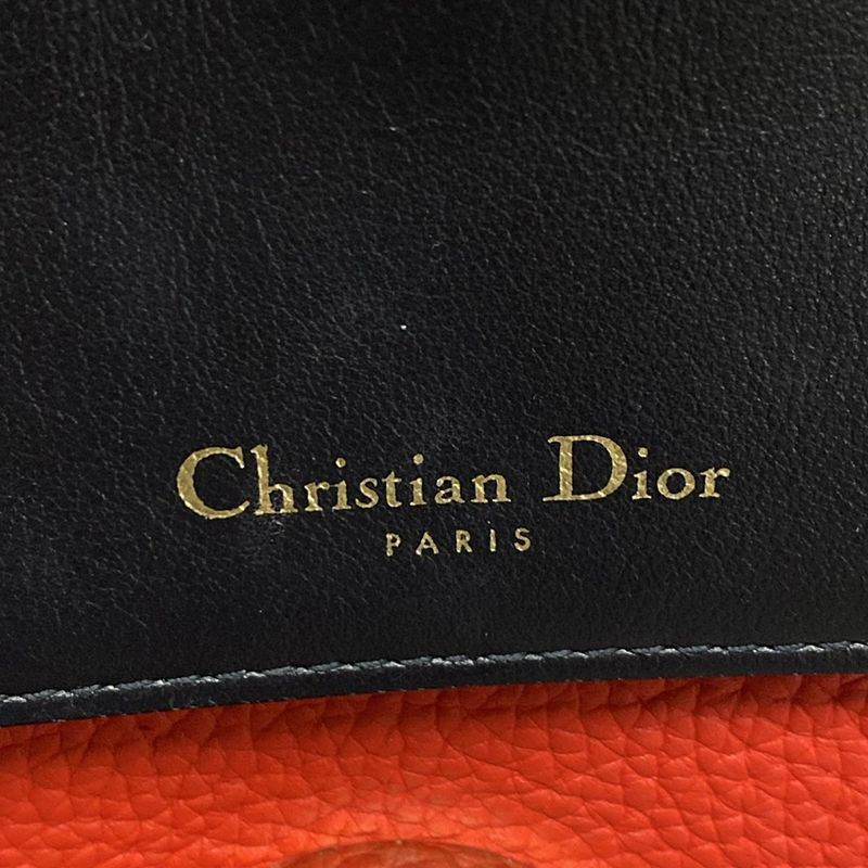 Dior/christian Dior Handbag Bedior Red Leather