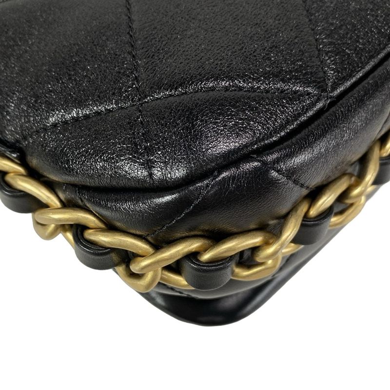 Chanel Shoulder Bag Matelasse As4451 Black Chain Shoulder / Vintage Gold