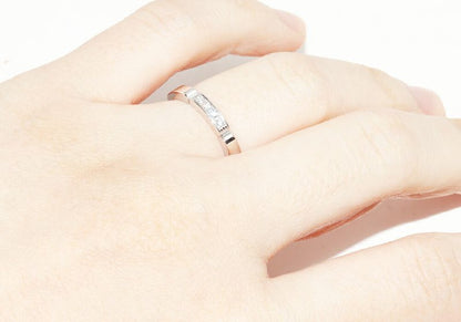 Cartier Ring 18K White Gold Diamond 4P (005ct) Mayon Panthère Wedding Ring