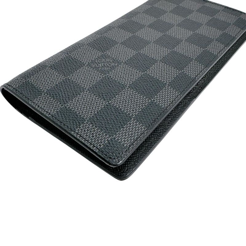 Louis Vuitton N62665 Damier Graphite Foldable Portefeuille Blazer Long Wallet