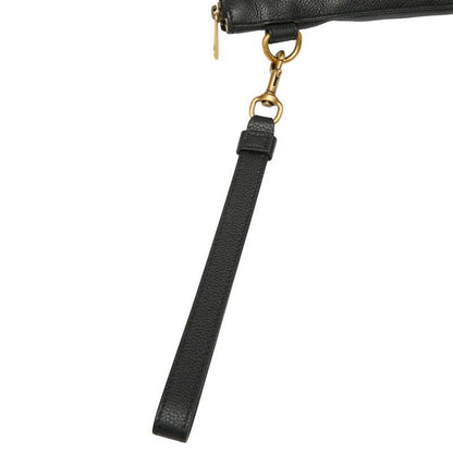 Gucci Logo Print 572770 Black Leather Women's Gucci