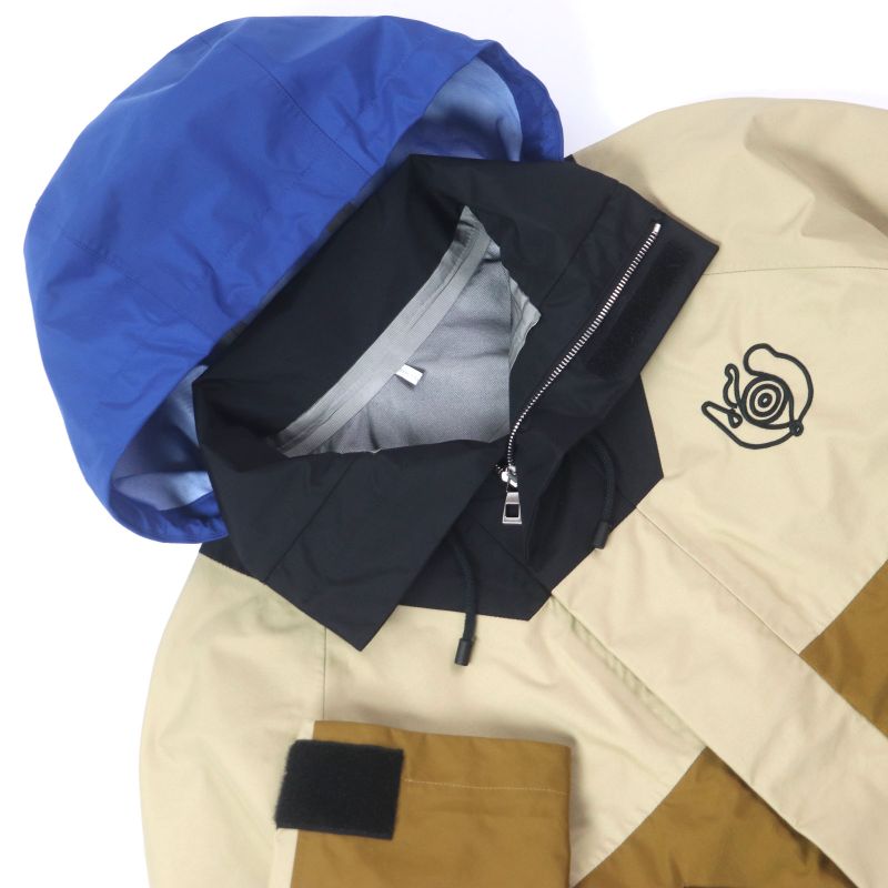 LOEWE H2108161nu Eye LOEWE Nature ELN Parka Jacket Logo Embroidery Color Block