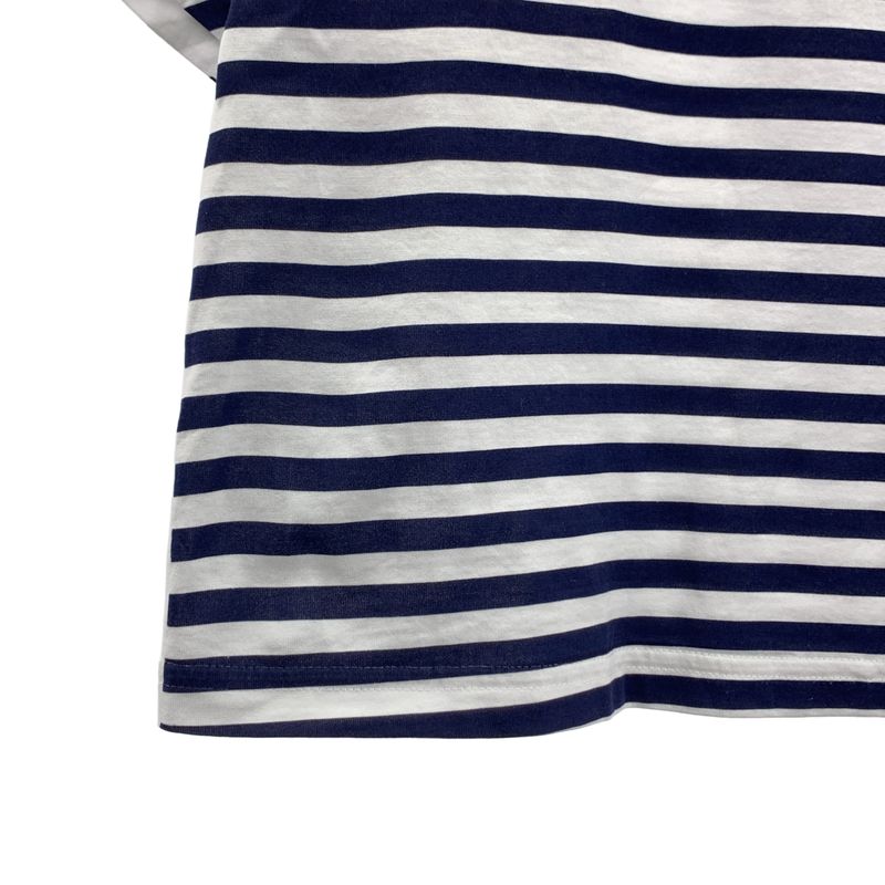 Gucci Interlocking Logo Print T-shirt Cut And Sewn - S - Navy White - Women's