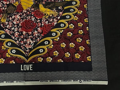 Christian Dior Christian Dior 100% Cotton Scarf Handkerchief Navy And