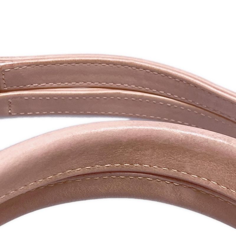 Chanel Shoulder Bag Deauville Beauring Bag Pink Chain Shoulder/2way/silver