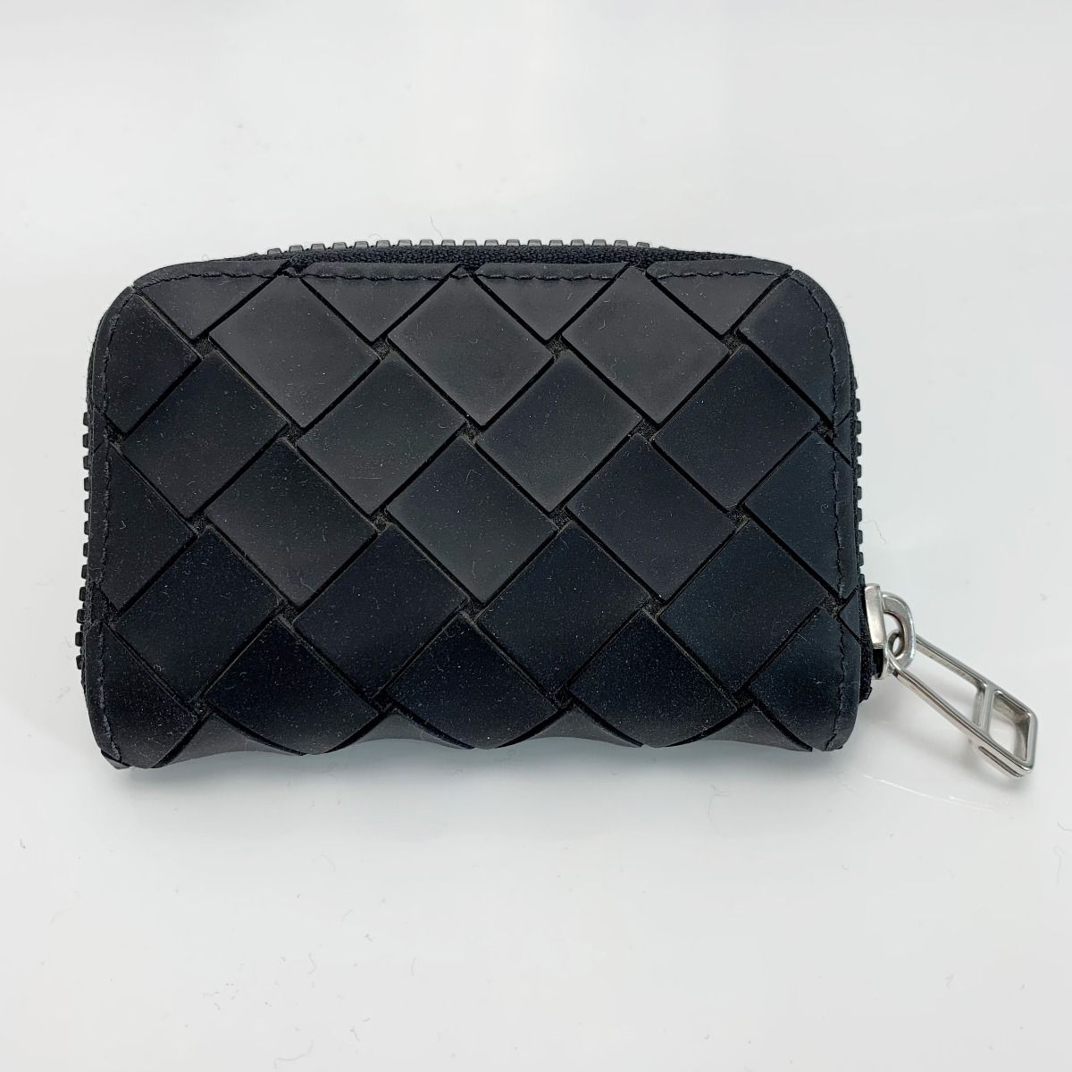 Bottega Veneta Black Wallet Coin Case