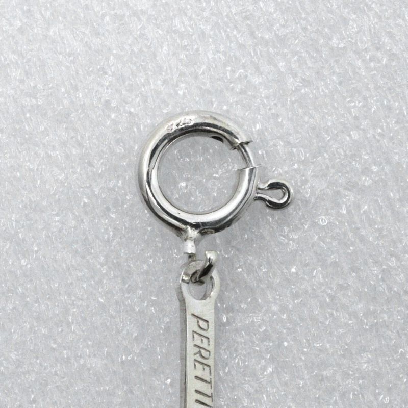 Tiffany & Co Open Heart Elsa Peretti 925 Silver Ladies 4.8g Necklace