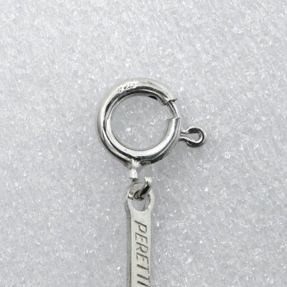 Tiffany & Co Open Heart Elsa Peretti 925 Silver Ladies 4.8g Necklace