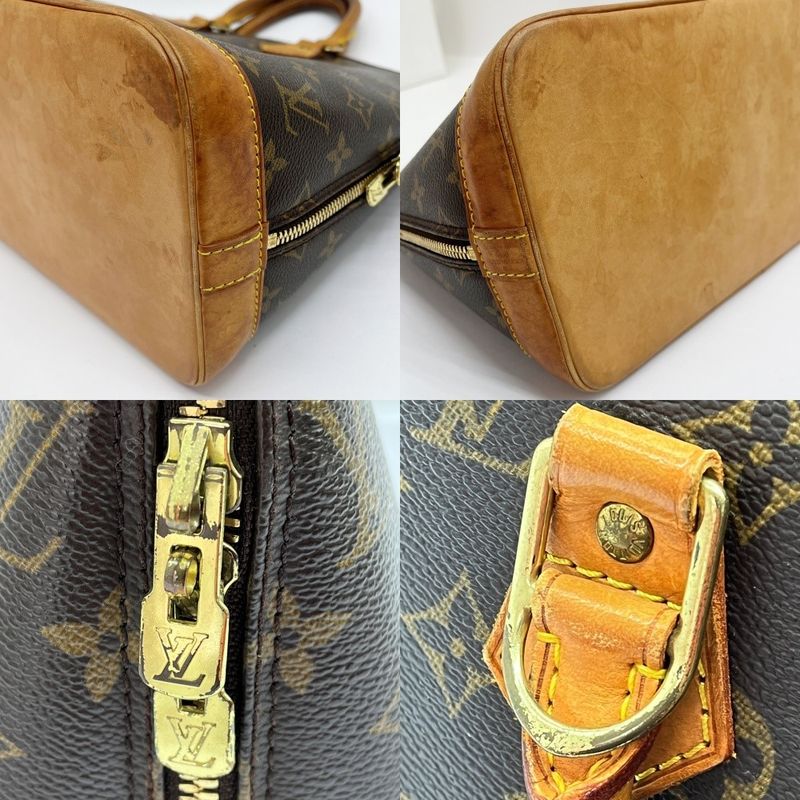 Louis Vuitton Monogram Alma Bag Handbag Alma M51130 Brown