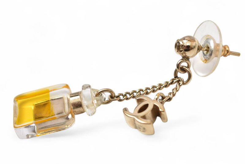 Chanel Earrings Accessories Chanel Coco NO5 Perfume Bottle Motif Perfume Bottle