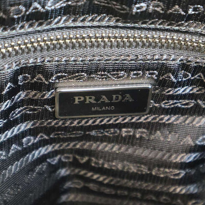 Prada Quilted Chain Tote Bag Nylon Quilted Chain Tote Bag 1bb903 Black