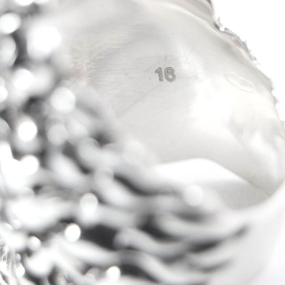 Gucci Lion Head Ring - Ring Accessory - Colored Stone Silver Black 16 With Box