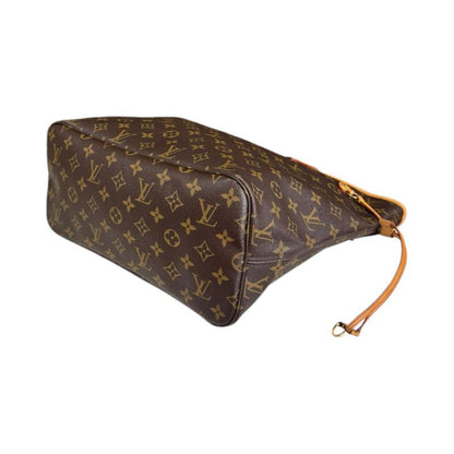 Louis Vuitton Neverfull MM Monogram Tote Bag Monogram Canvas M40156 Brown Women