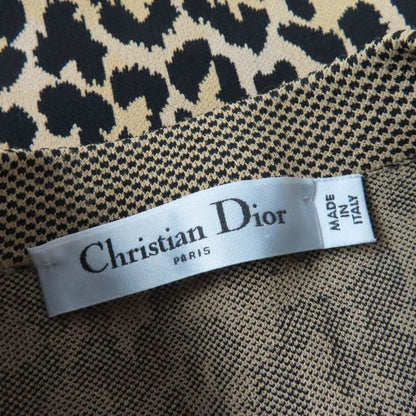 Christian DIOR 21AW 144r03am530 Leopard Print Leopard Print Long Sleeves Half
