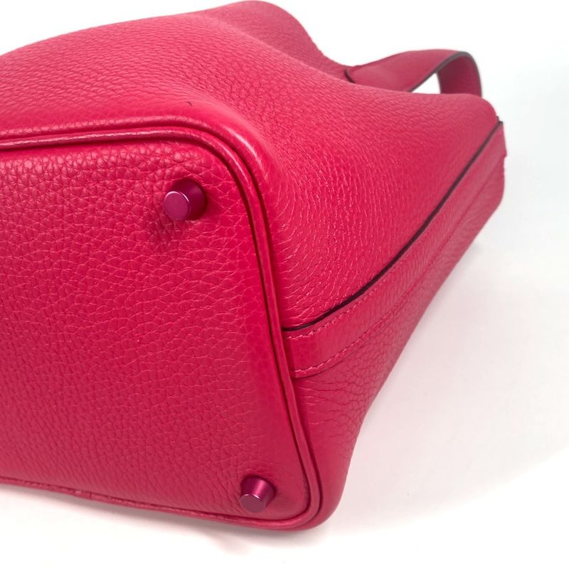 Hermes Handbag Picotin Lock PM 18 Picotin Lock PM Taurillon Clemence Rose