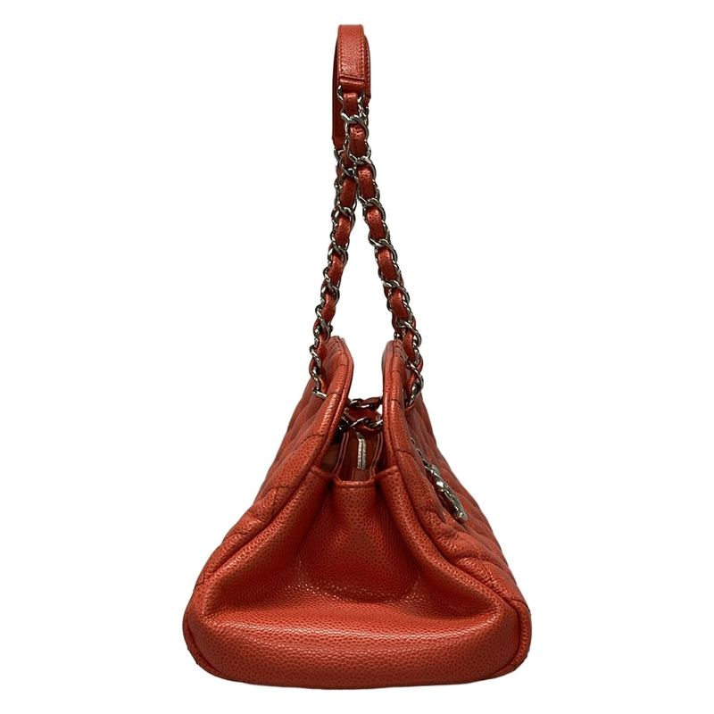 Chanel Shoulder Bag Mademoiselle Beauring Bag Coral Chain Shoulder/silver