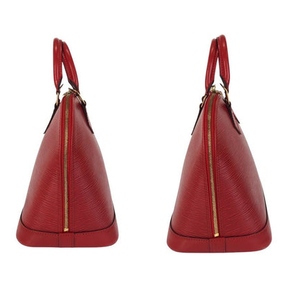 Louis Vuitton Epi Alma Red Gold Hardware Epi Leather M52147 Handbag Tote Bag