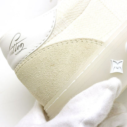 Unused Louis Vuitton LV Ori Line Damier Giant Low Cut Sneakers 1a9yu9 5.5 White