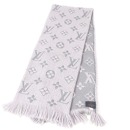 Louis Vuitton M74742 Echarpe Logomania Wool Silk Monogram Fringe