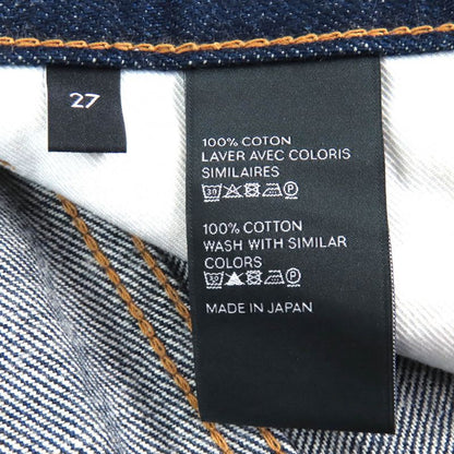 Celine 2n48a224z Françoise Jeans 100% Cotton Low Wash Denim Pants Indigo Blue