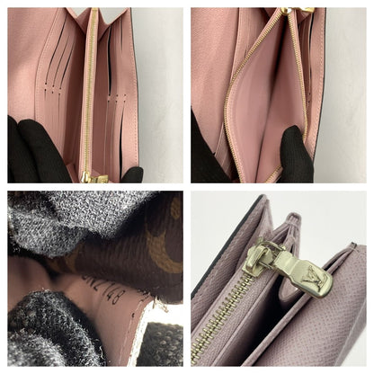 Louis Vuitton Monogram Portefeuille Sara Bifold Long Wallet M62235 Brown X