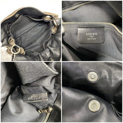 Loewe Drawstring Shoulder Bag Flamenco 30 Brown Anagram