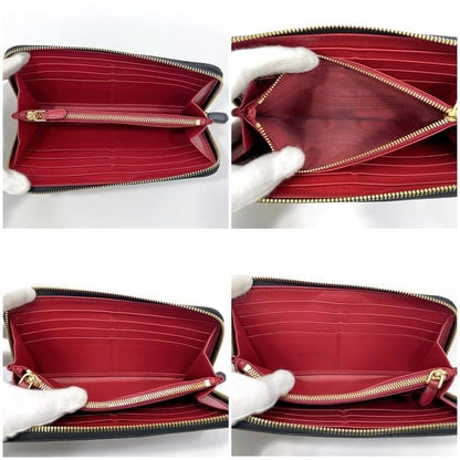 Prada Round Zipper Long Wallet Black NERO 1ml506 Wallet