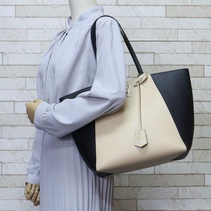 Louis Vuitton Lock Me Cabas Tote Bag Calf M42289 Beige Women's Louis Vuitton