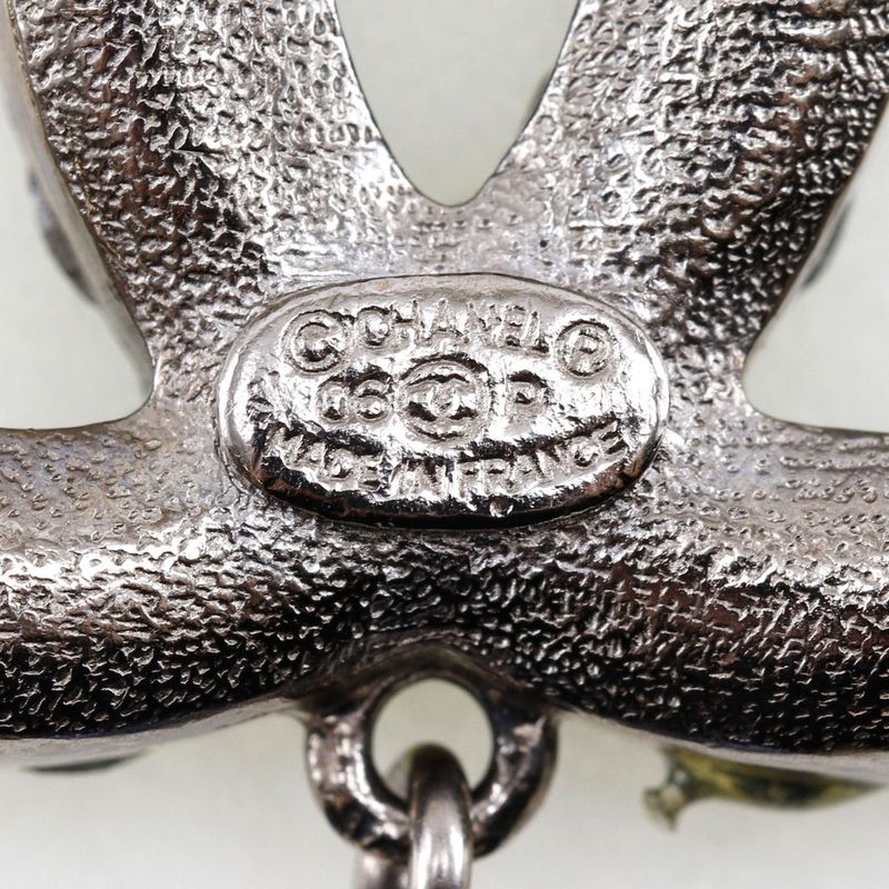 Chanel Coco Mark Metal X Faux Pearl X Rhinestone Multicolor 06P Ladies 147g