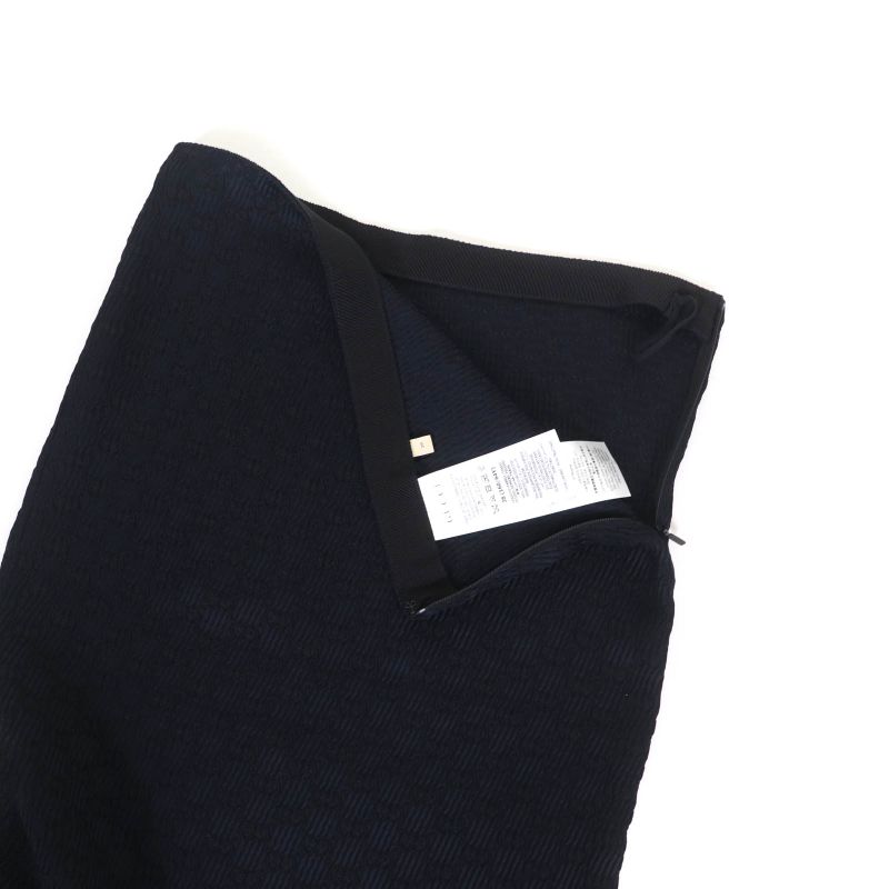 Gucci 2024 771291 GG Pattern Knee Length Tight Skirt Bottoms Black 38 Made In