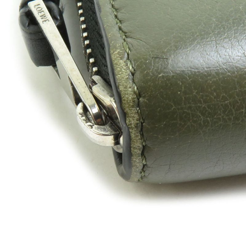 Loewe Round Zipper Long Wallet
