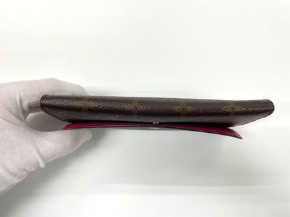 Louis Vuitton Monogram Portefeuille Emilie Zipper Long Wallet M41943 Brown ×