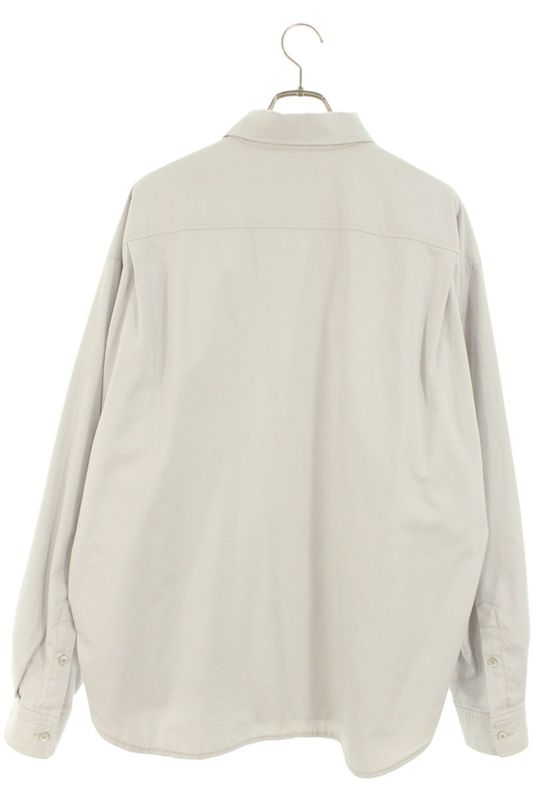 Balenciaga 707325 Tbp01 Oversized Double Face Long Sleeve Shirt Men's 44