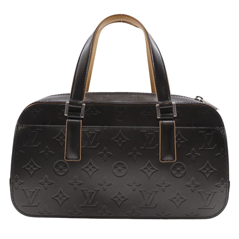Louis Vuitton Shelton M55172 Monogram Matte Noir Black Th1023 Ladies Handbag