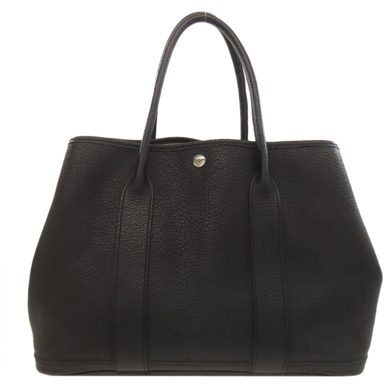 Hermes Garden Party PM Silver Hardware Tote Bag Negonda Women